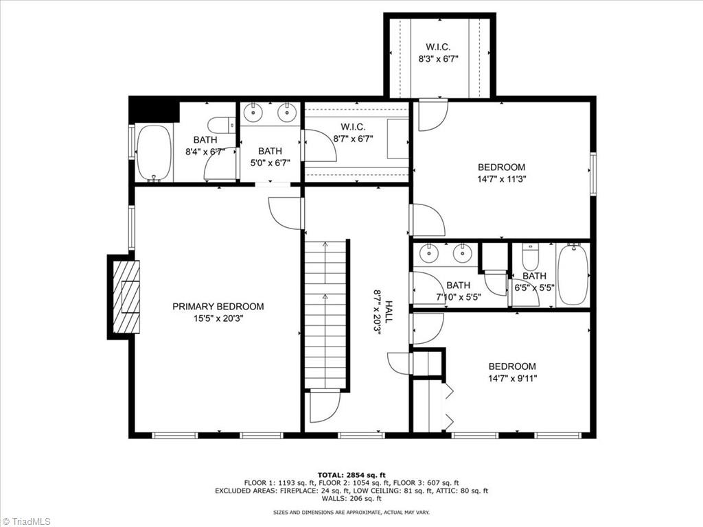 1608 Fox Hollow Road Greensboro, NC 27410 - Photo 40 of 44 2nd Floor