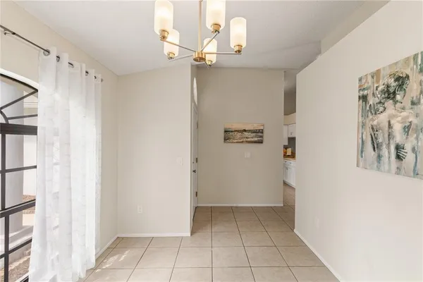 a view of an empty room