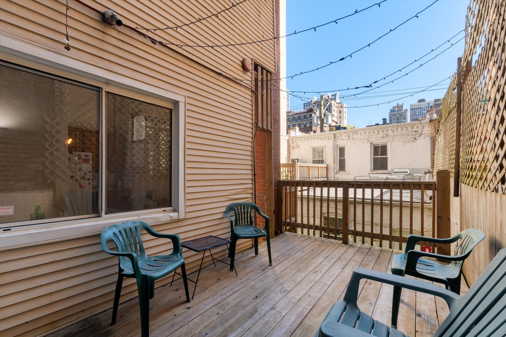 1239 North Dearborn Street Chicago, IL 60610 - Photo 17 of 30 a view of a two chairs in the balcony