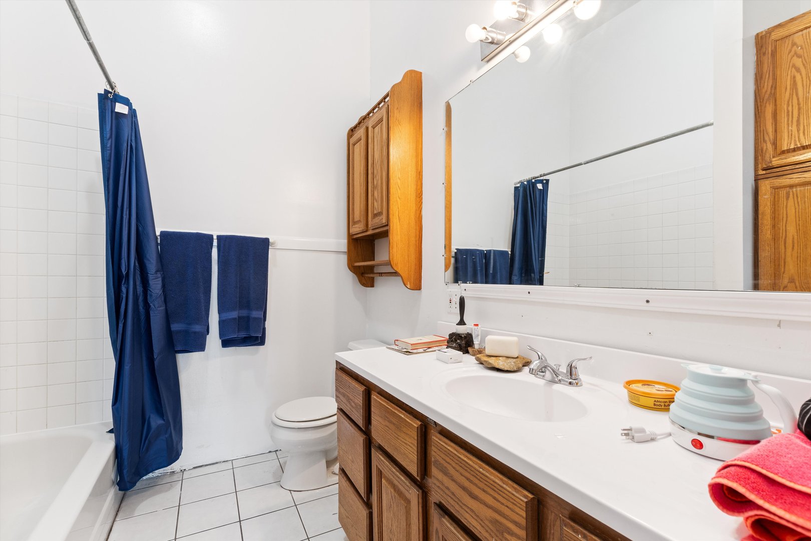 1239 North Dearborn Street Chicago, IL 60610 - Photo 9 of 30 a bathroom with a sink a toilet and mirror