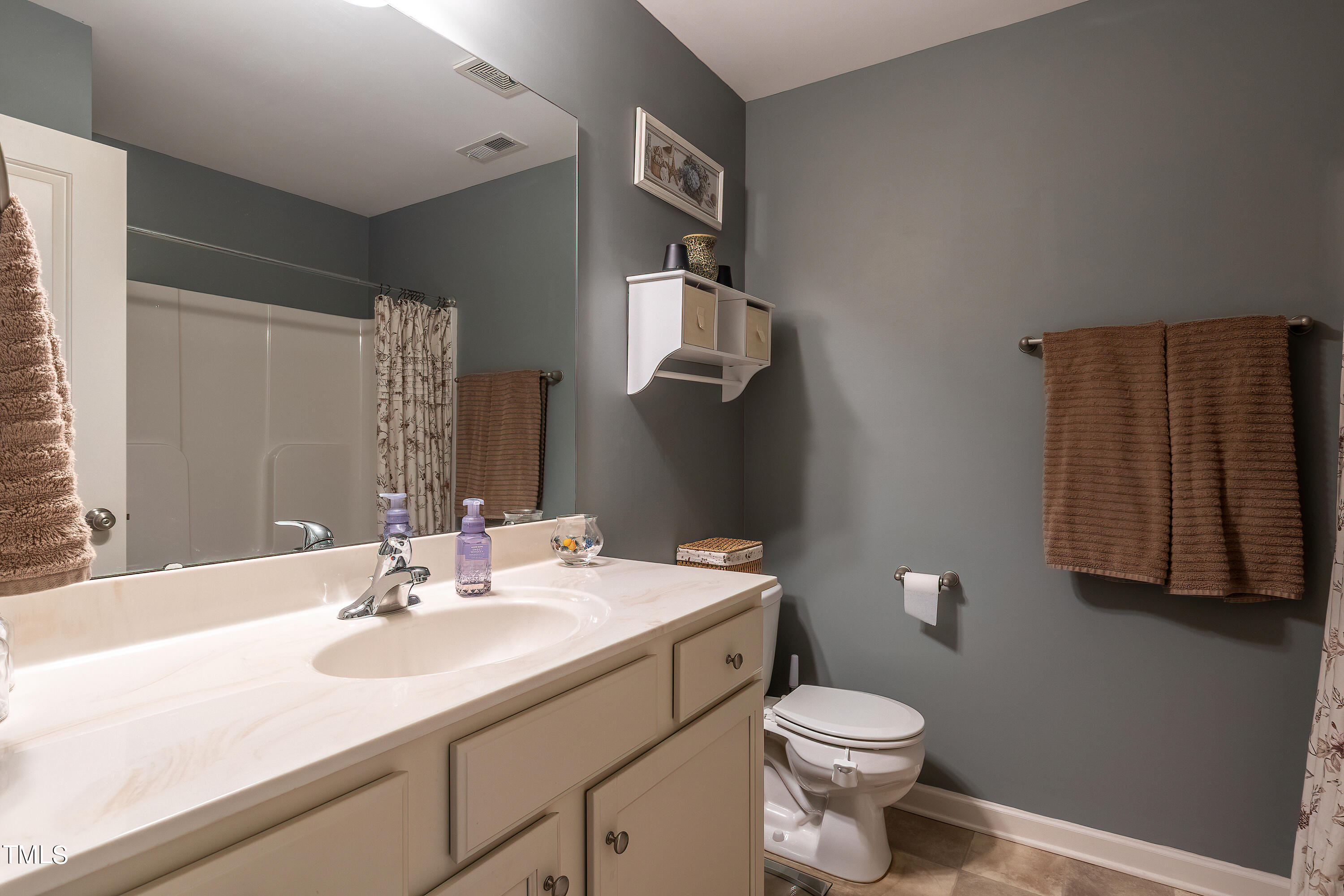 235 Highcroft Circle Benson, NC 27504 - Photo 20 of 25 a bathroom with a sink toilet and mirror