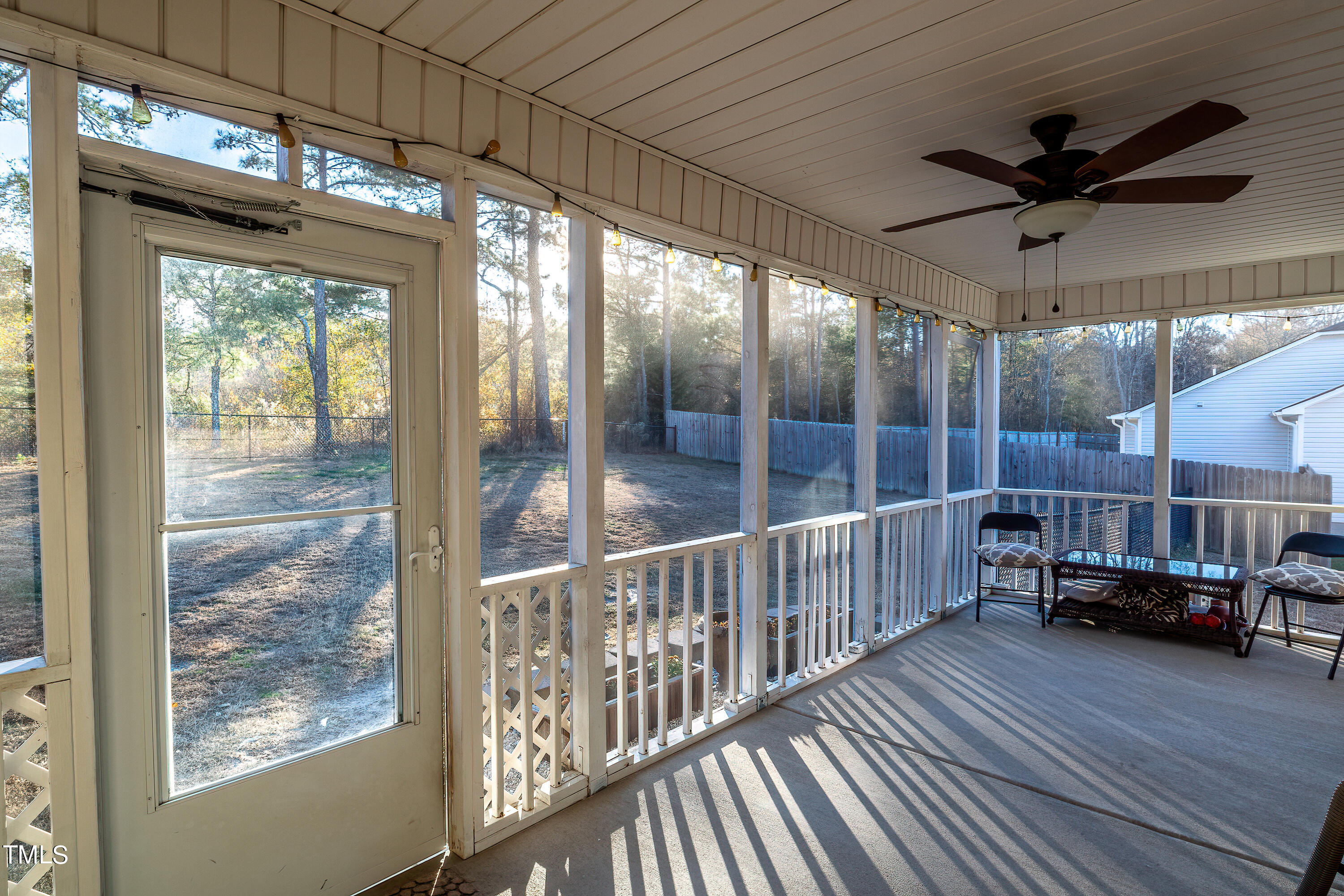 235 Highcroft Circle Benson, NC 27504 - Photo 23 of 25 a view of a balcony with furniture