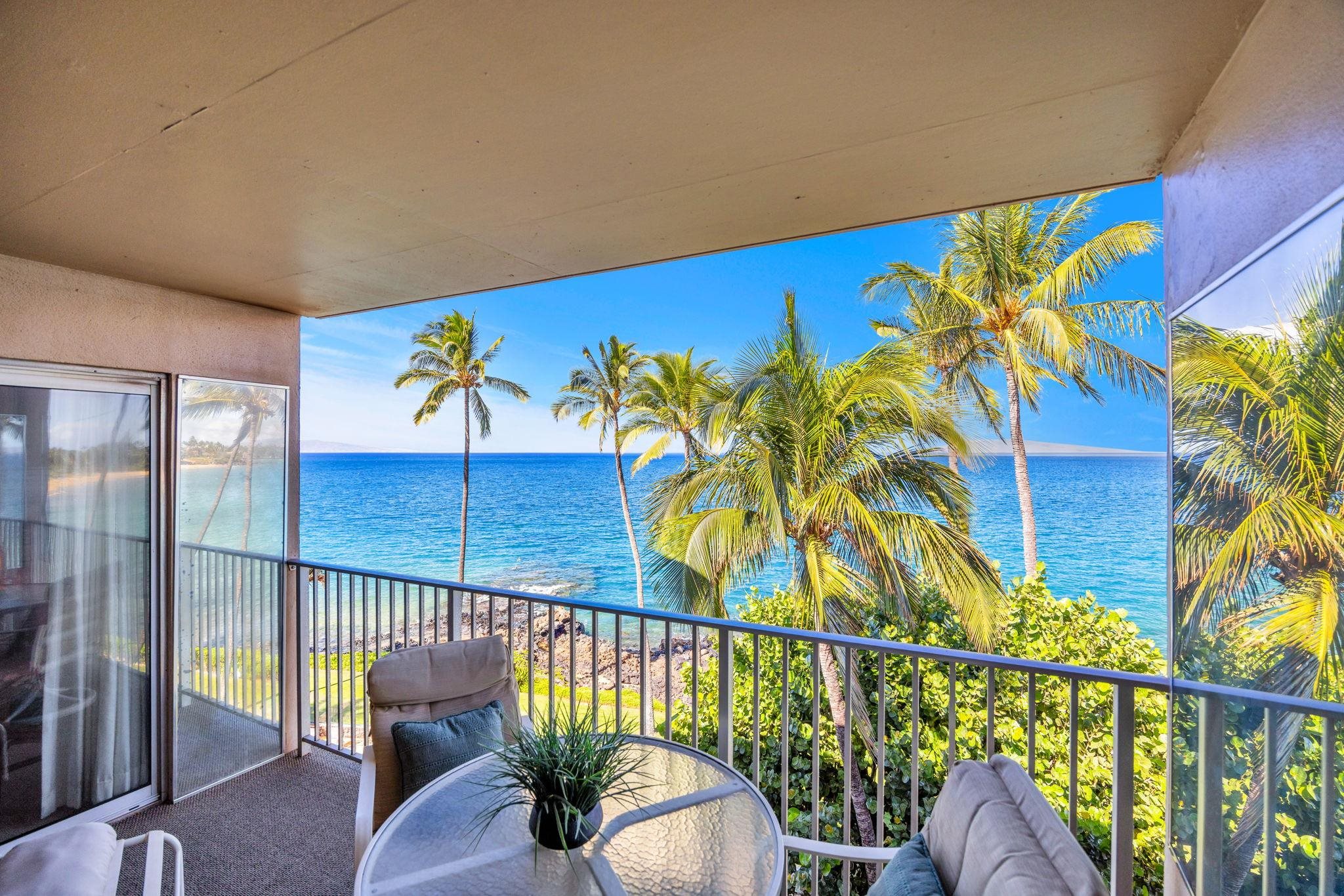 2430 South Kihei Road, Unit 515 Kihei, HI 96753 - Photo 20 of 50 a view of a balcony with chairs