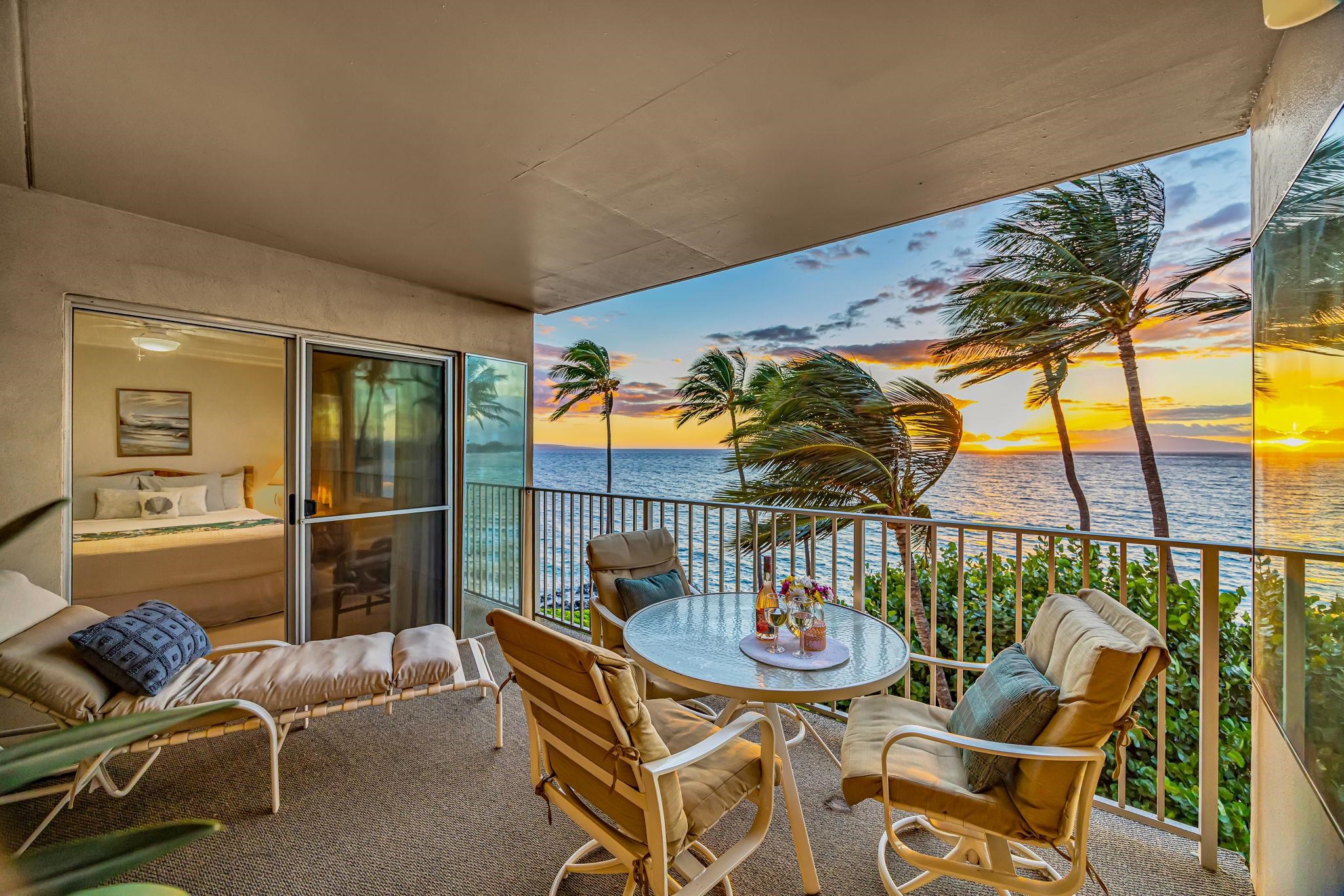 2430 South Kihei Road, Unit 515 Kihei, HI 96753 - Photo 40 of 50 a view of a chairs and table in the balcony