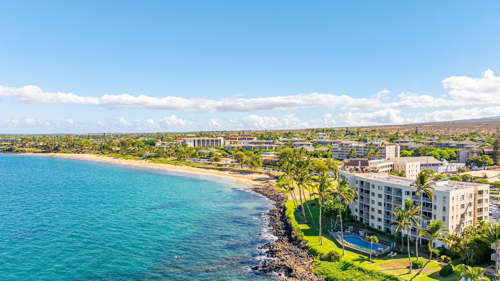 2430 South Kihei Road, Unit 515 Kihei, HI 96753 - Photo 42 of 50 a view of a city with an ocean view