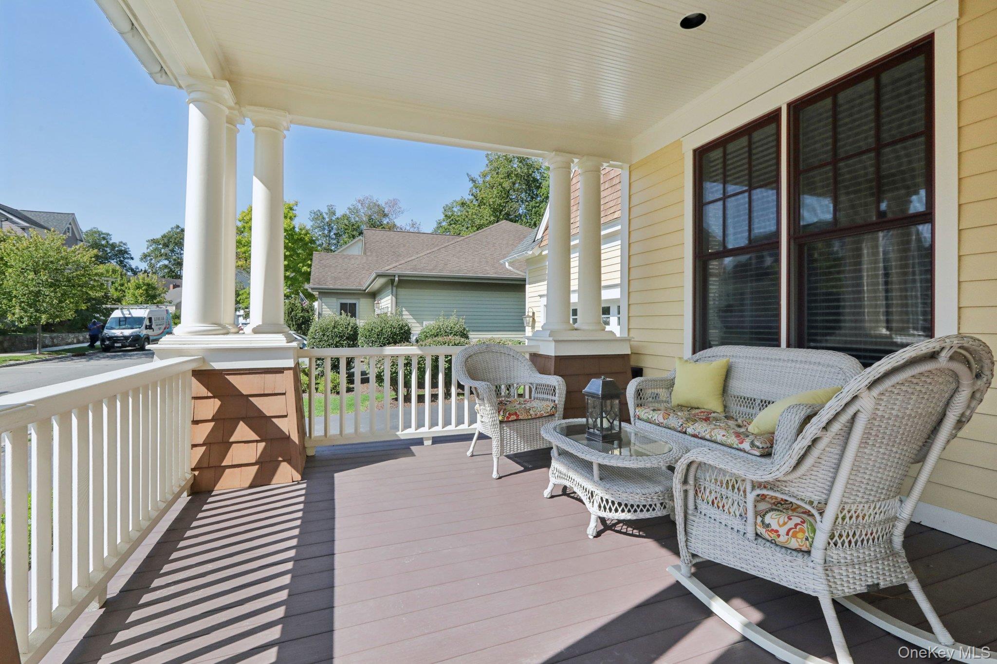 21 Long House Road Warwick, NY 10990 - Photo 3 of 50 a view of a patio with a table and chairs