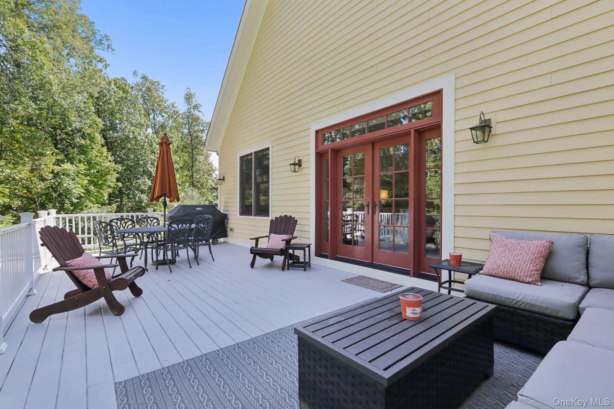 21 Long House Road Warwick, NY 10990 - Photo 39 of 50 a roof deck with a table and chairs