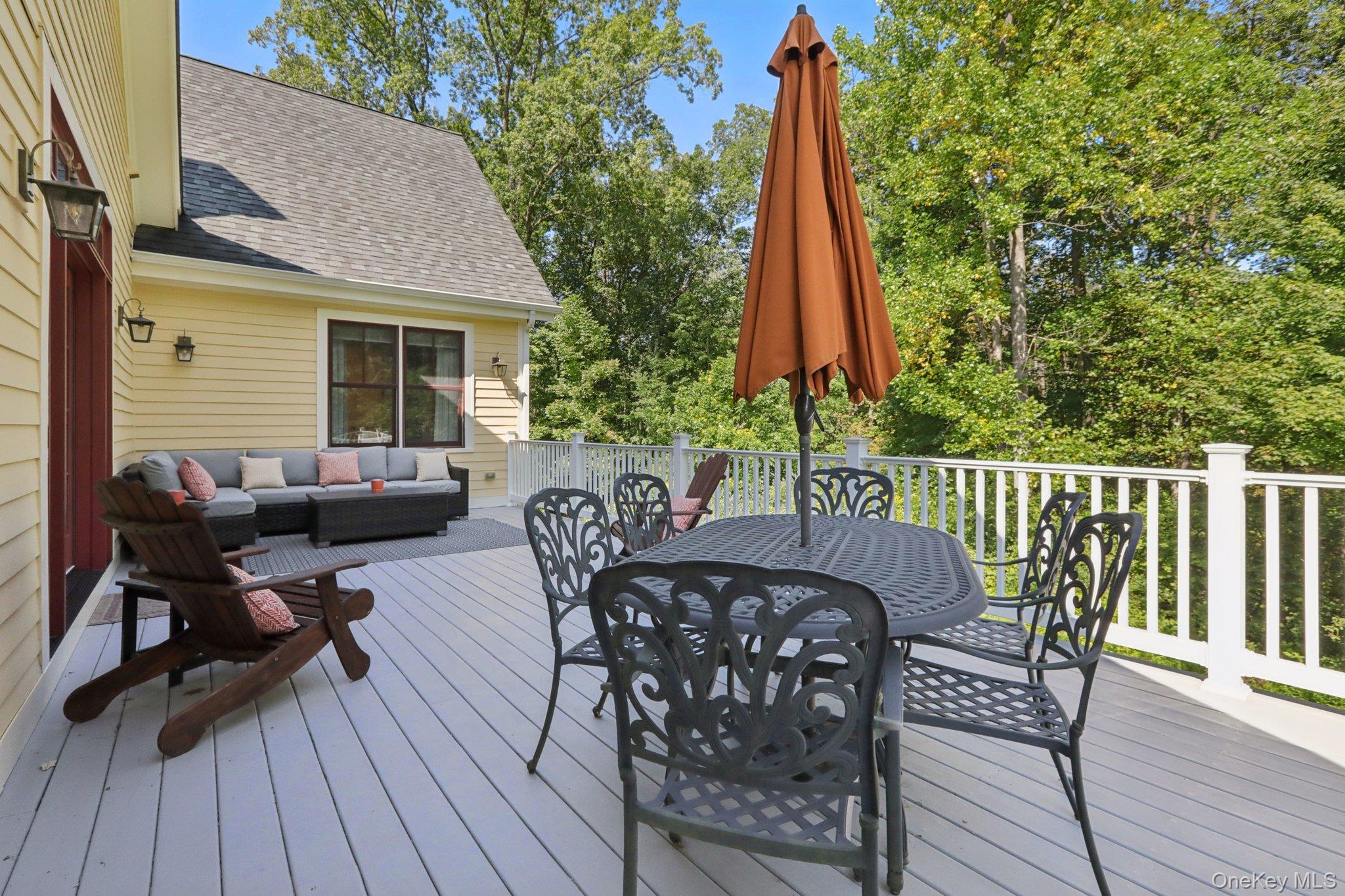 21 Long House Road Warwick, NY 10990 - Photo 40 of 50 a view of a patio with a table and chairs