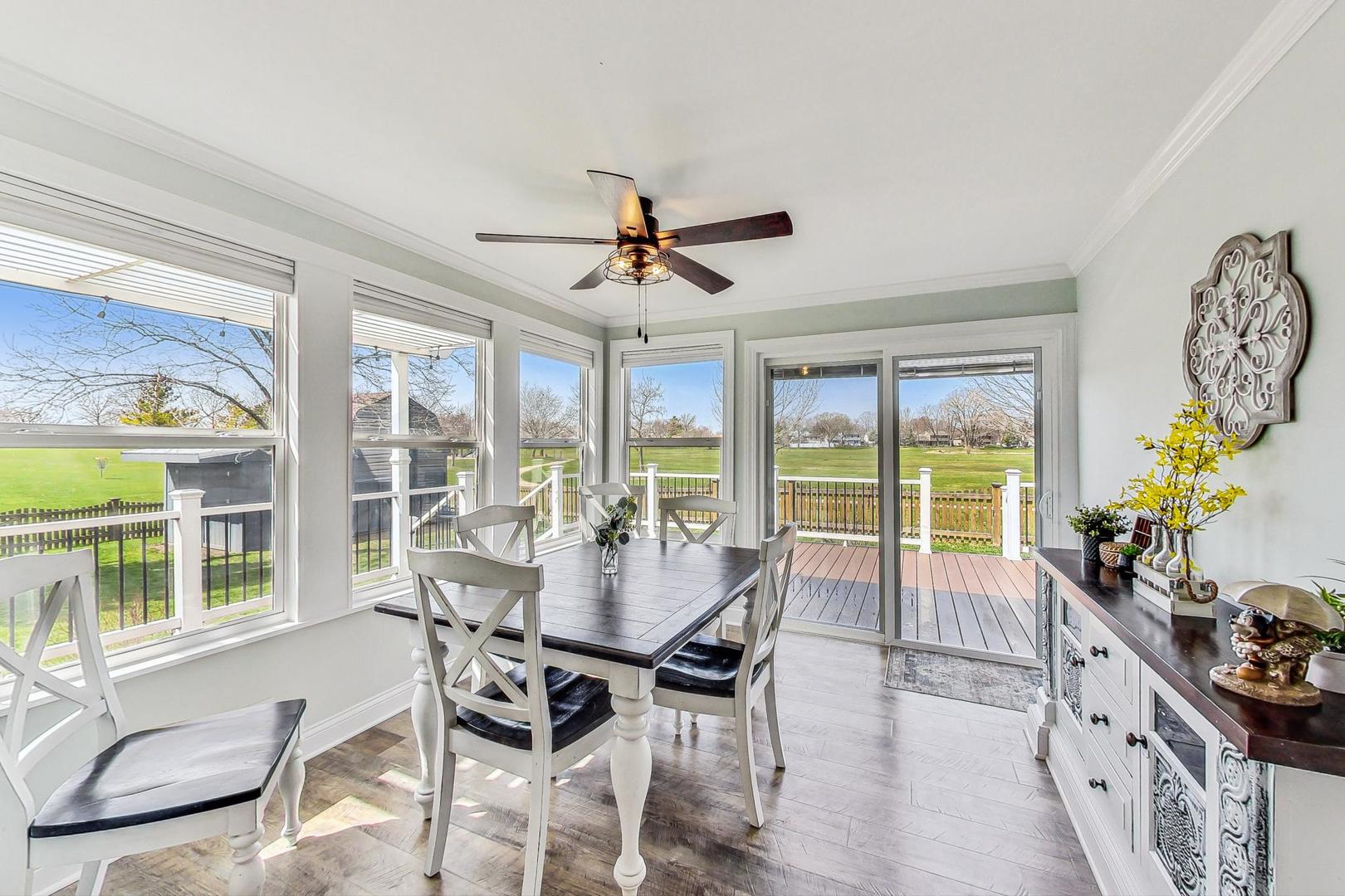 837 Foster Avenue Bartlett, IL 60103 - Photo 9 of 46 a view of a dining room with furniture window and outside view