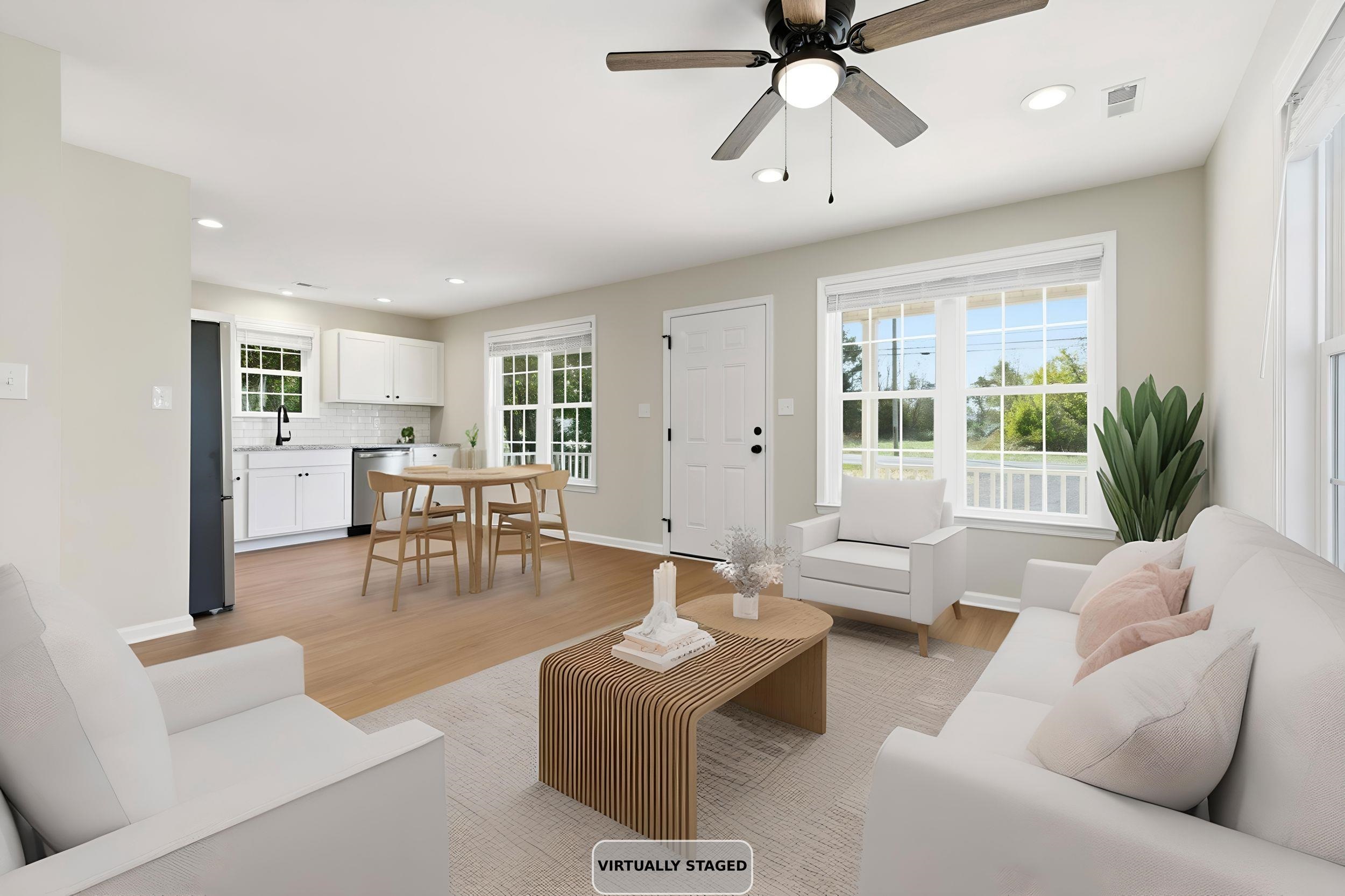 223 Fairview Road Luray, VA 22835 - Photo 14 of 63 a living room with furniture and a large window