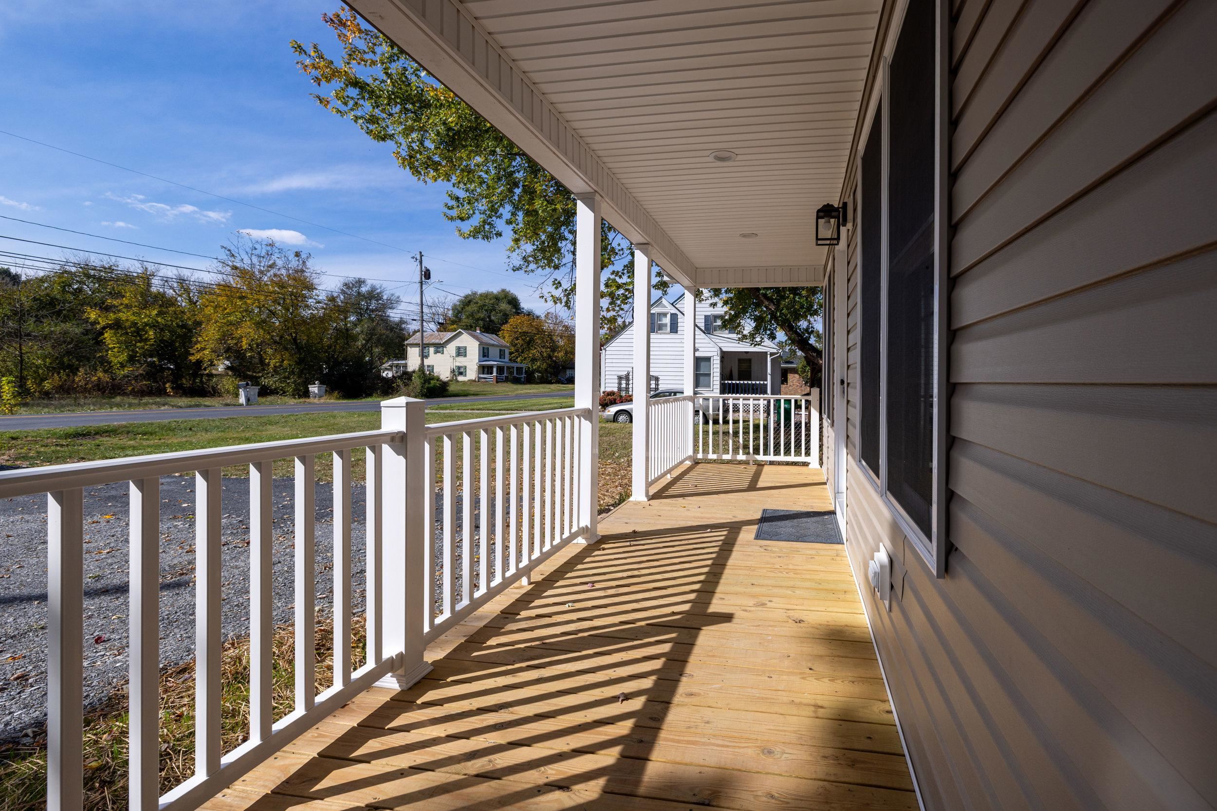 223 Fairview Road Luray, VA 22835 - Photo 38 of 63 a view of balcony with wooden floor and city view