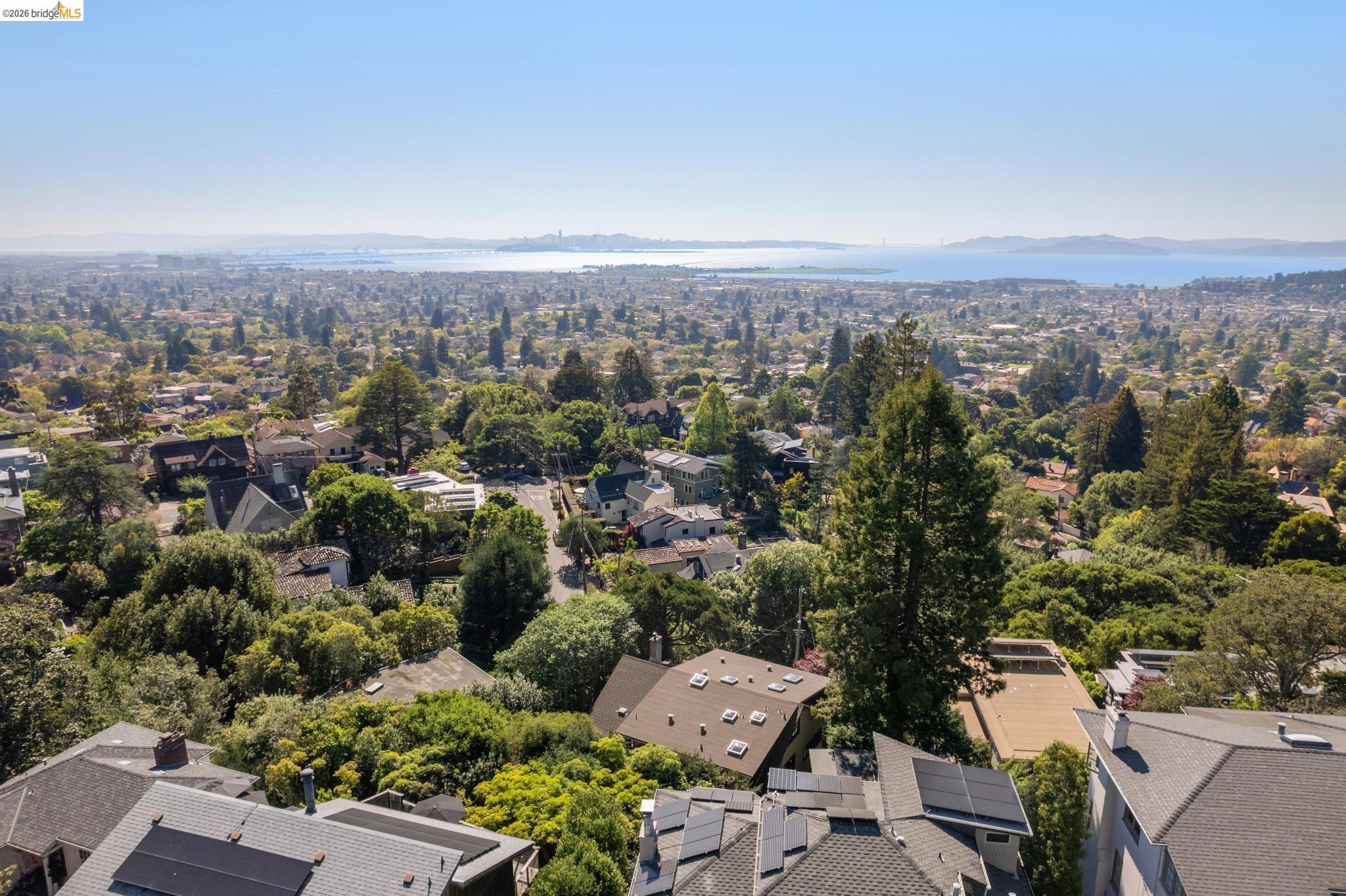 813 San Diego Road Berkeley, CA 94707 - Photo 60 of 60 an aerial view of a city with lots of residential buildings