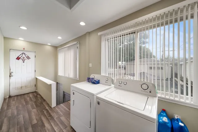a view of bathroom with dual sinks