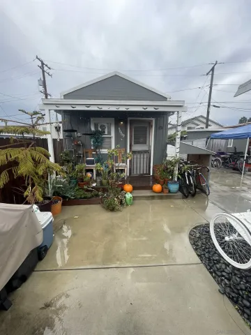 a view of a garage with parked cars