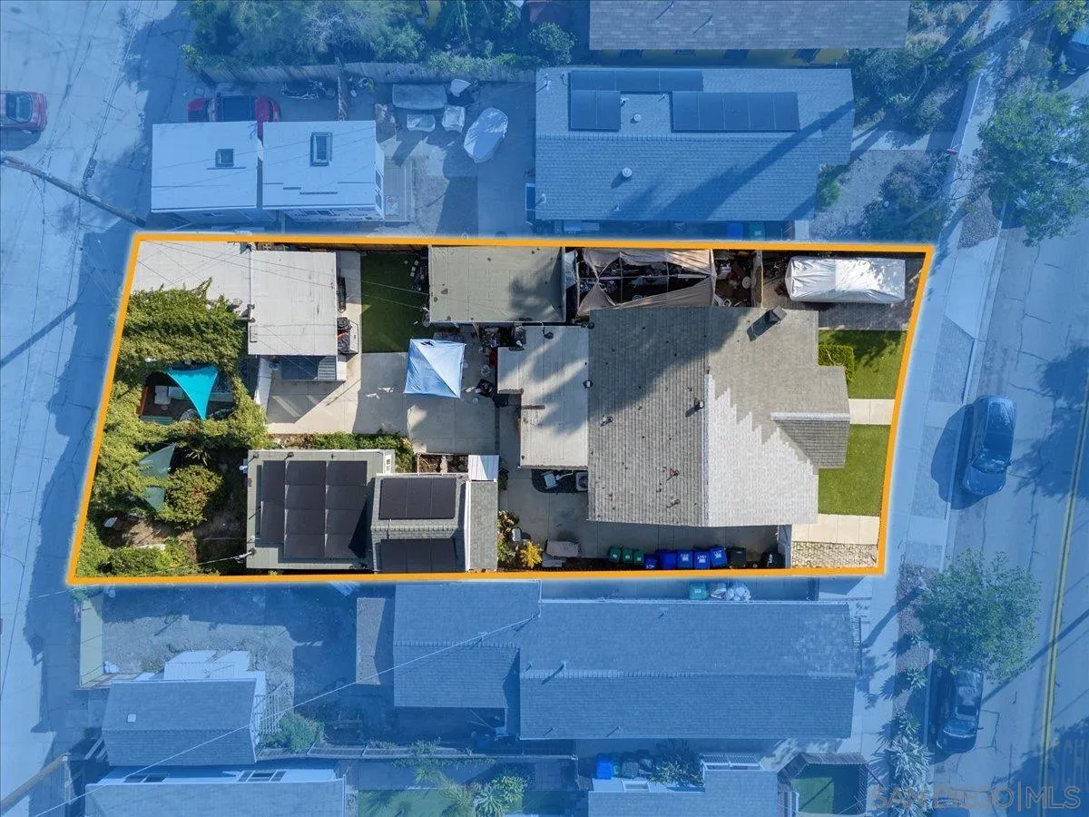 4667-69 35th Street San Diego, CA 92116 - Photo 3 of 29 an aerial view of residential houses with outdoor space