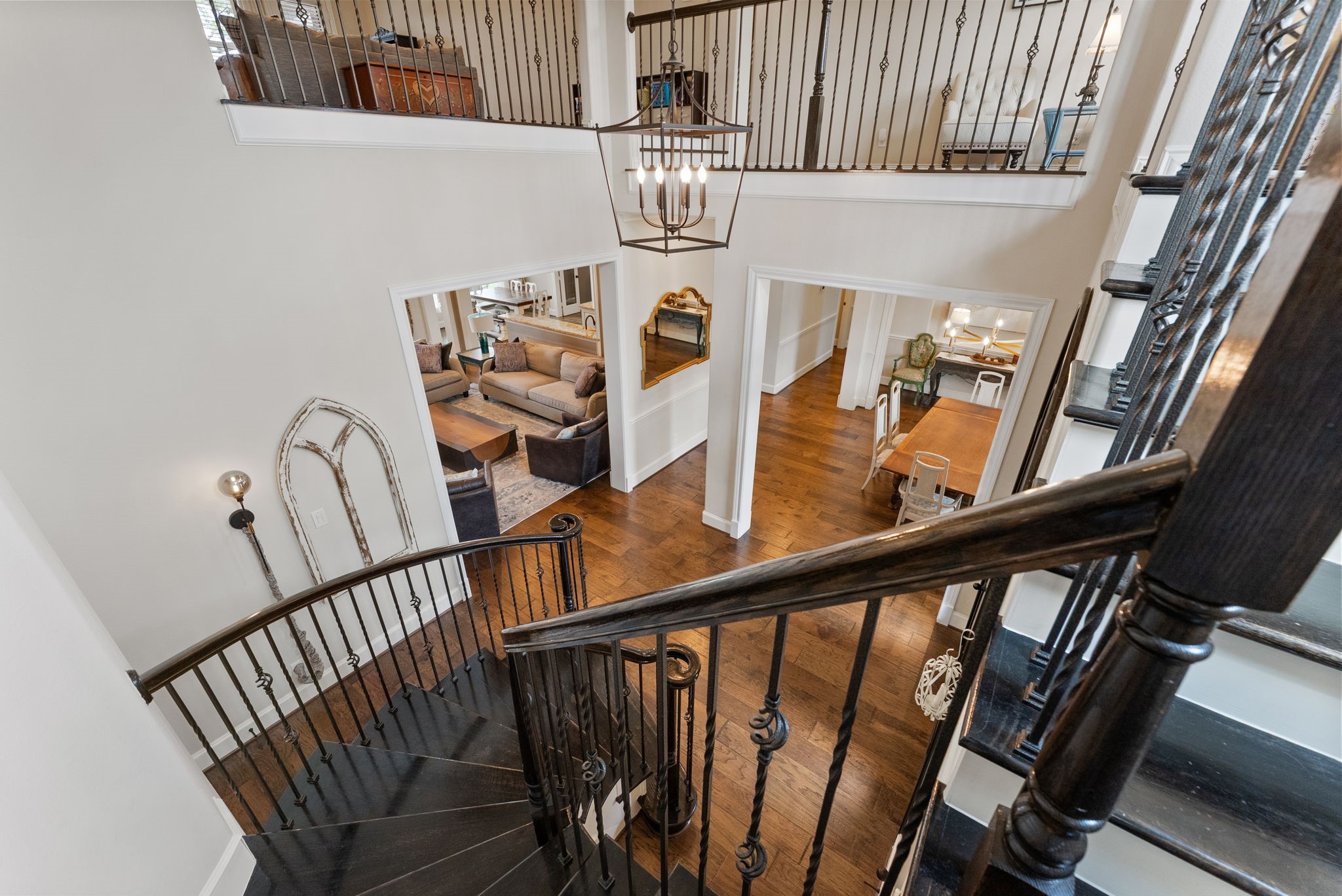 5519 Bright Timber Landing Drive Spring, TX 77386 - Photo 24 of 39 a view of staircase with railing and white walls
