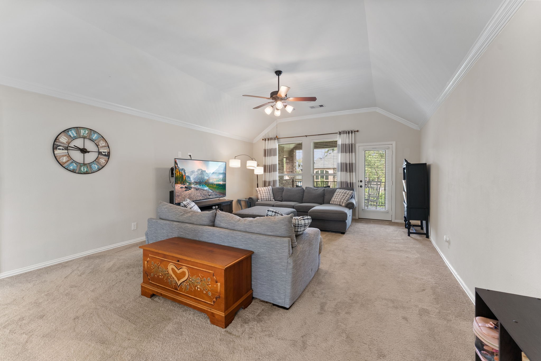 5519 Bright Timber Landing Drive Spring, TX 77386 - Photo 26 of 39 a living room with furniture and a large window