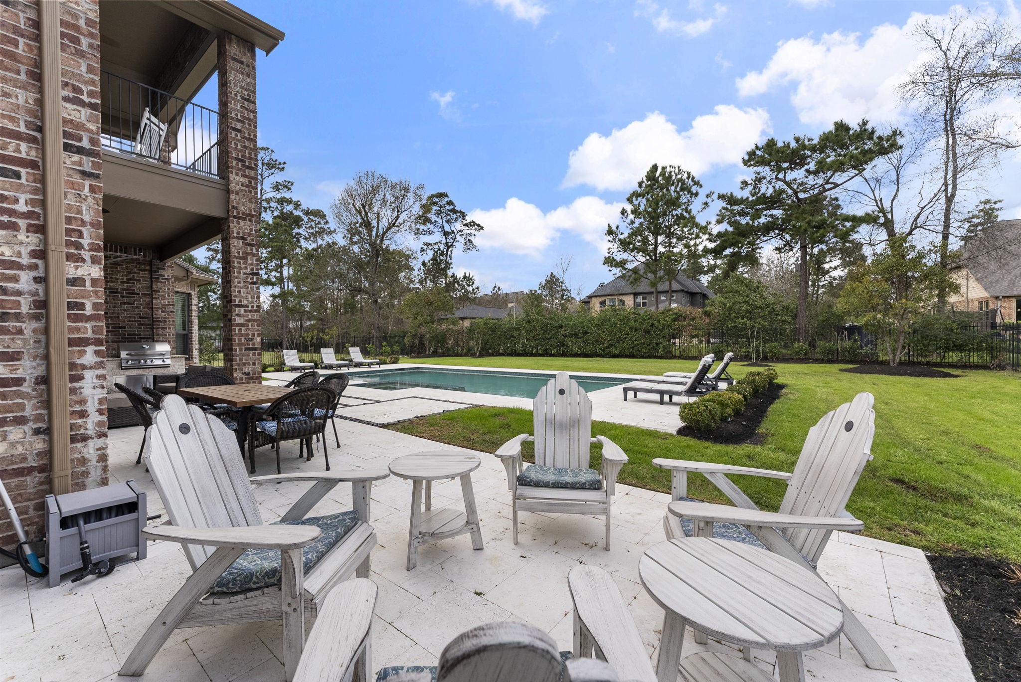 5519 Bright Timber Landing Drive Spring, TX 77386 - Photo 39 of 39 a view of a swimming pool with a lounge chair