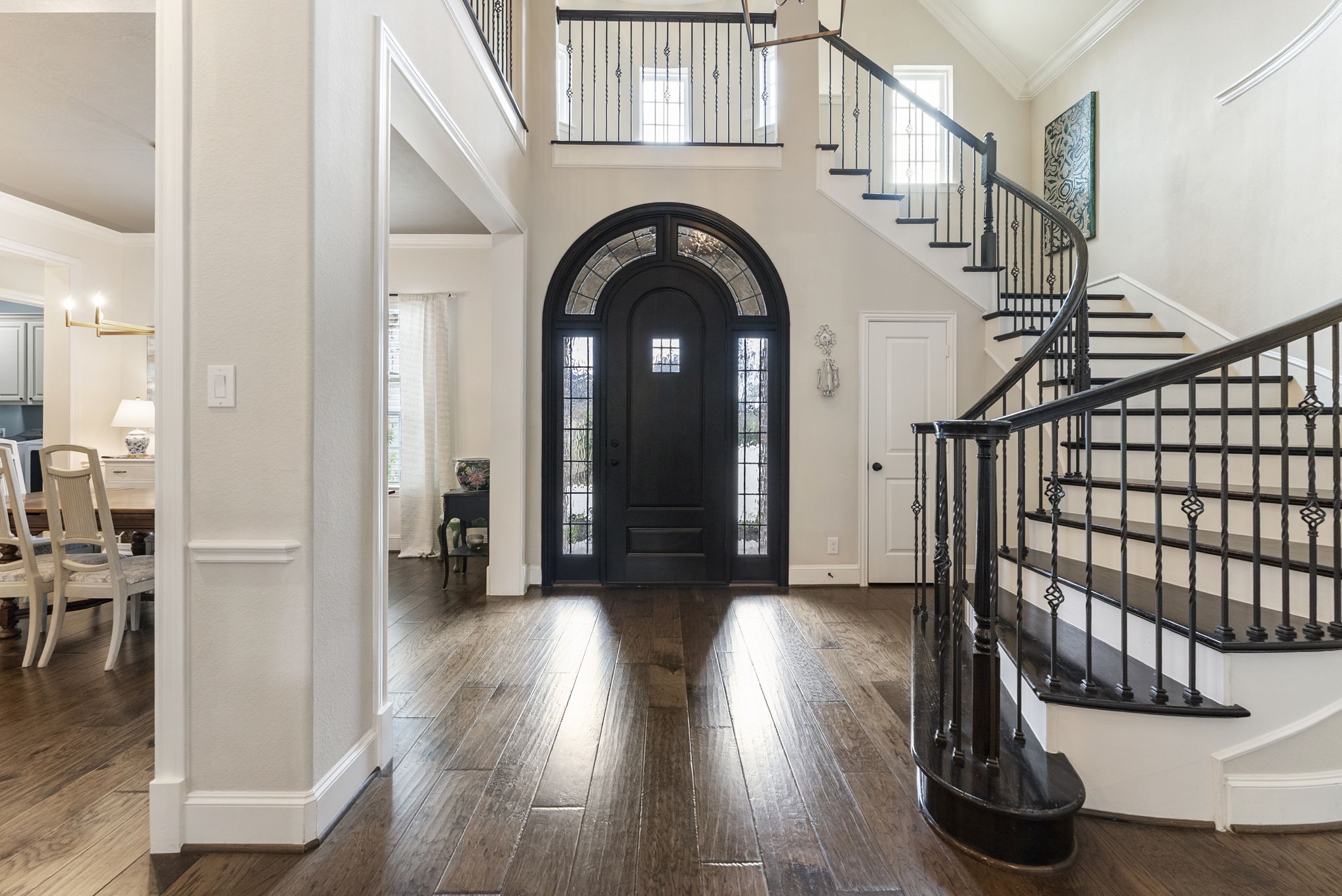 5519 Bright Timber Landing Drive Spring, TX 77386 - Photo 5 of 39 a view of entryway with wooden floor