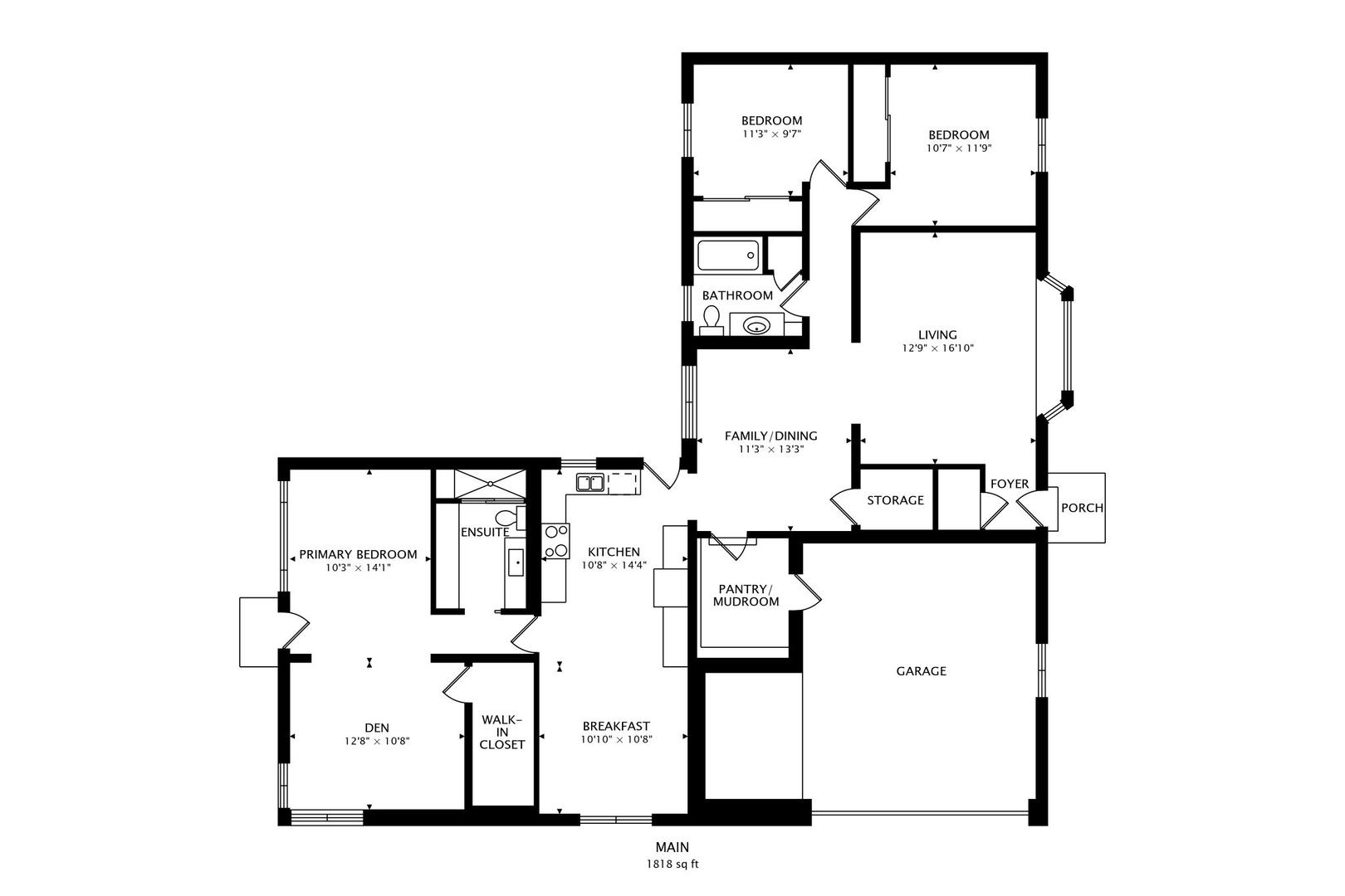 360 South St Marys Road Libertyville, IL 60048 - Photo 46 of 46 a picture of a floor plan