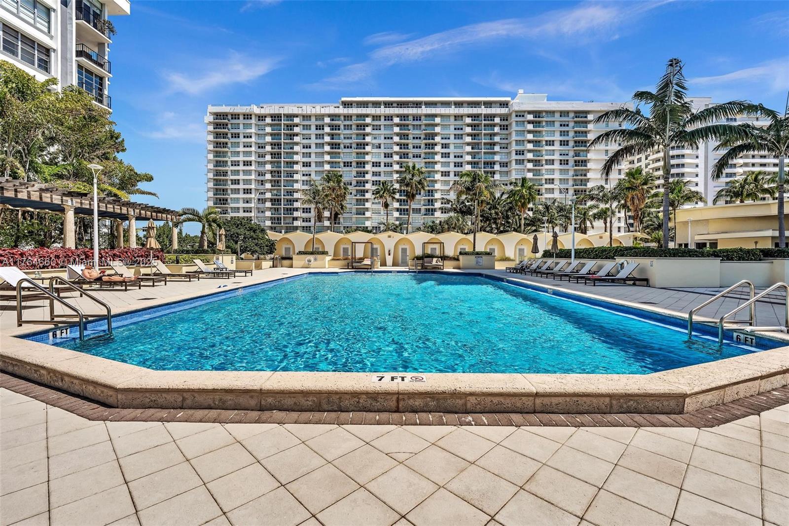 5600 Collins Avenue, Unit 10J Miami Beach, FL 33140 - Photo 16 of 20 a view of outdoor space