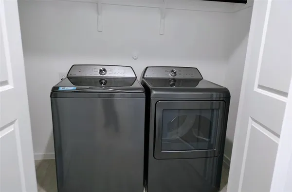 a view of washer and dryer