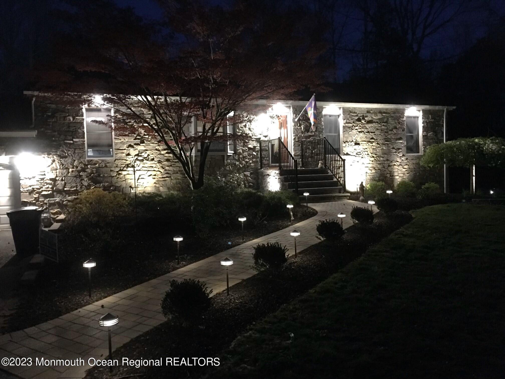 225 Cedar Swamp Road Jackson, NJ 08527 - Photo 22 of 24 Night Front View