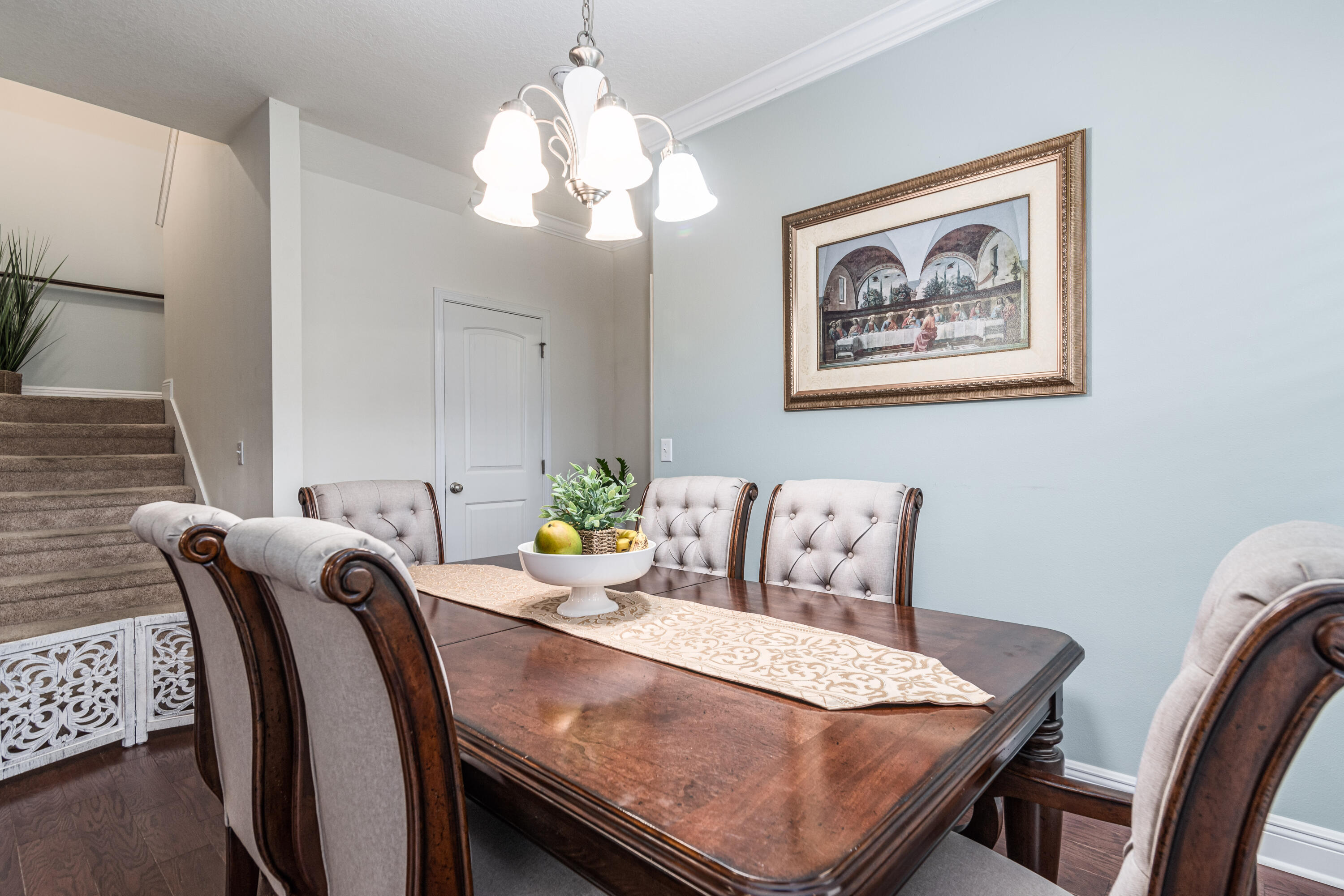 142 Pin Oak Loop Santa Rosa Beach, FL 32459 - Photo 29 of 56 a view of a dining room with furniture