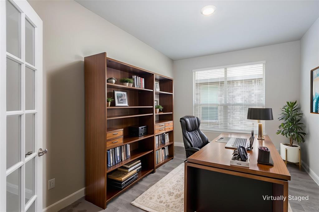 14621 Bootes Drive Haslet, TX 76052 - Photo 13 of 40 Office area featuring light wood-style floors