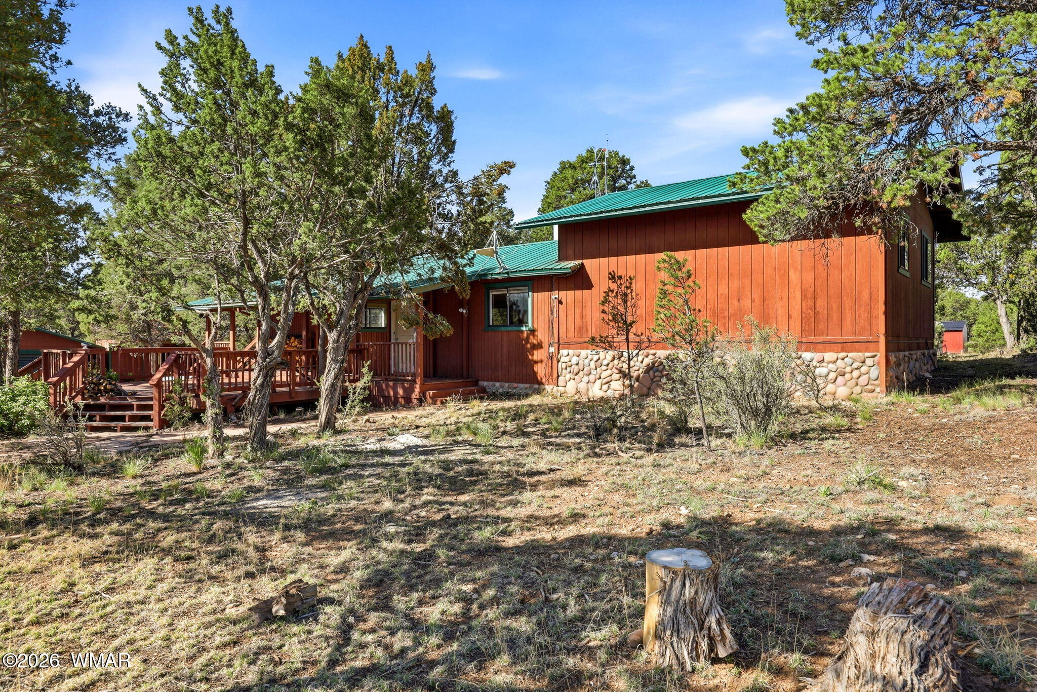 3650 Buckskin Road Overgaard, AZ 85933 - Photo 5 of 33 a view of a backyard with tree s