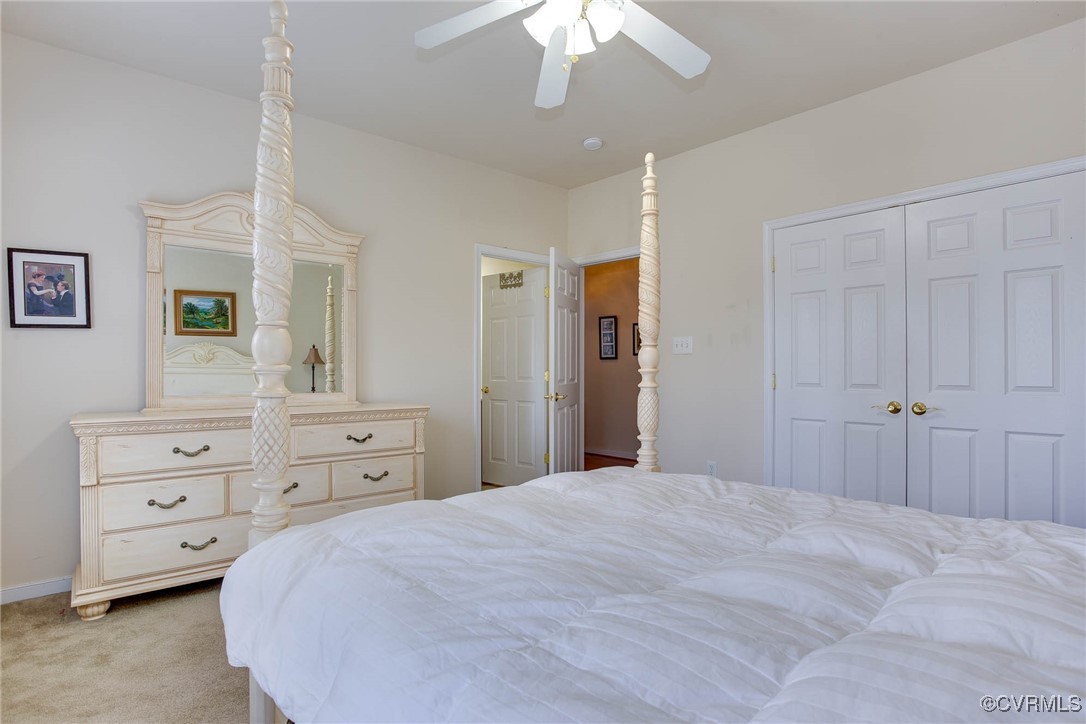 1306 Bach Terrace Midlothian, VA 23114 - Photo 27 of 50 a bedroom with a large bed and a dresser