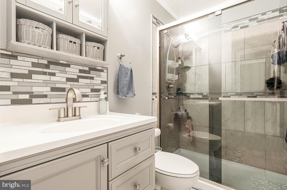 15937 Livingston Road Accokeek, MD 20607 - Photo 18 of 35 a bathroom with a sink a toilet and shower
