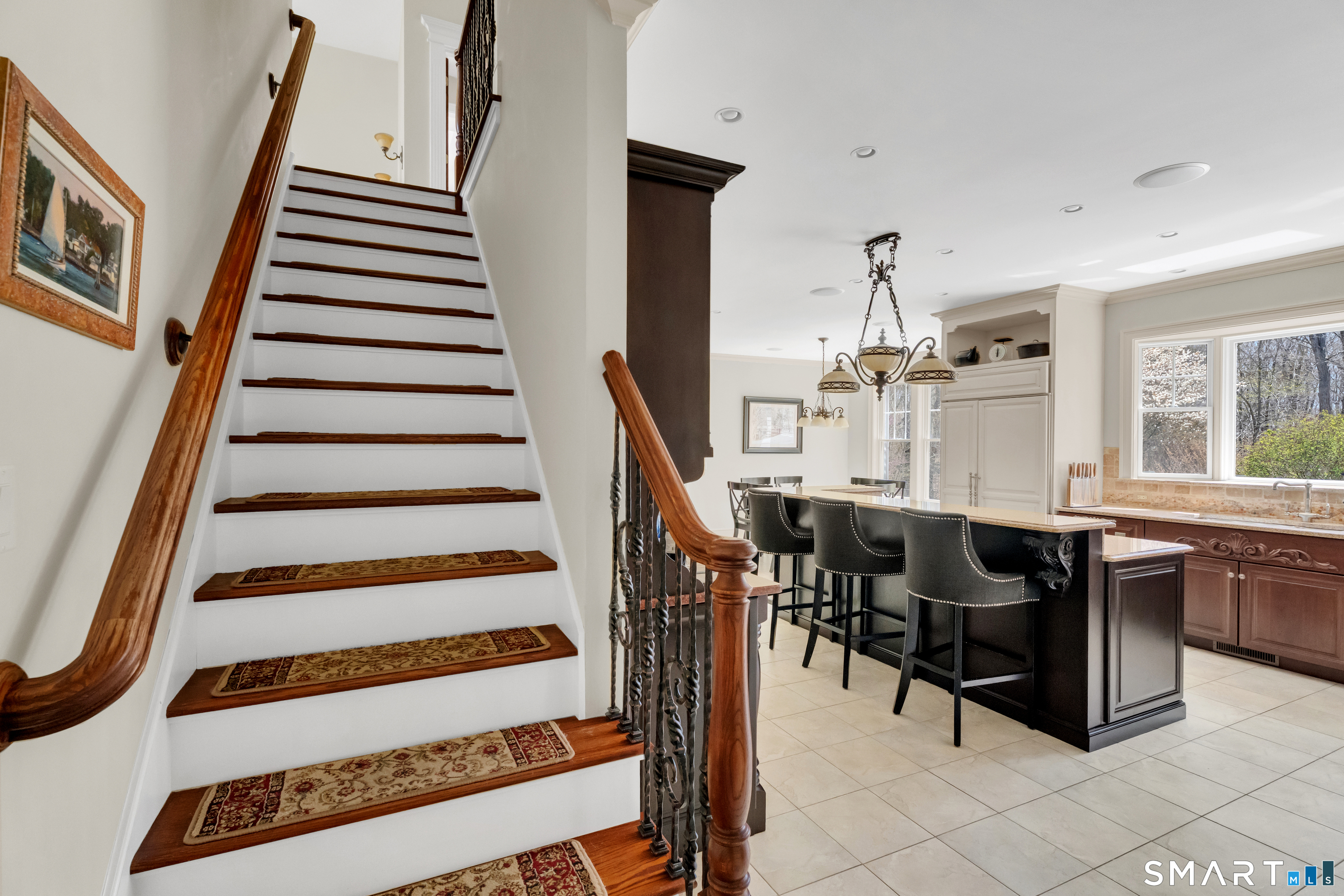 212 Flanders Road Stonington, CT 06378 - Photo 16 of 40 Stairs to the second floor