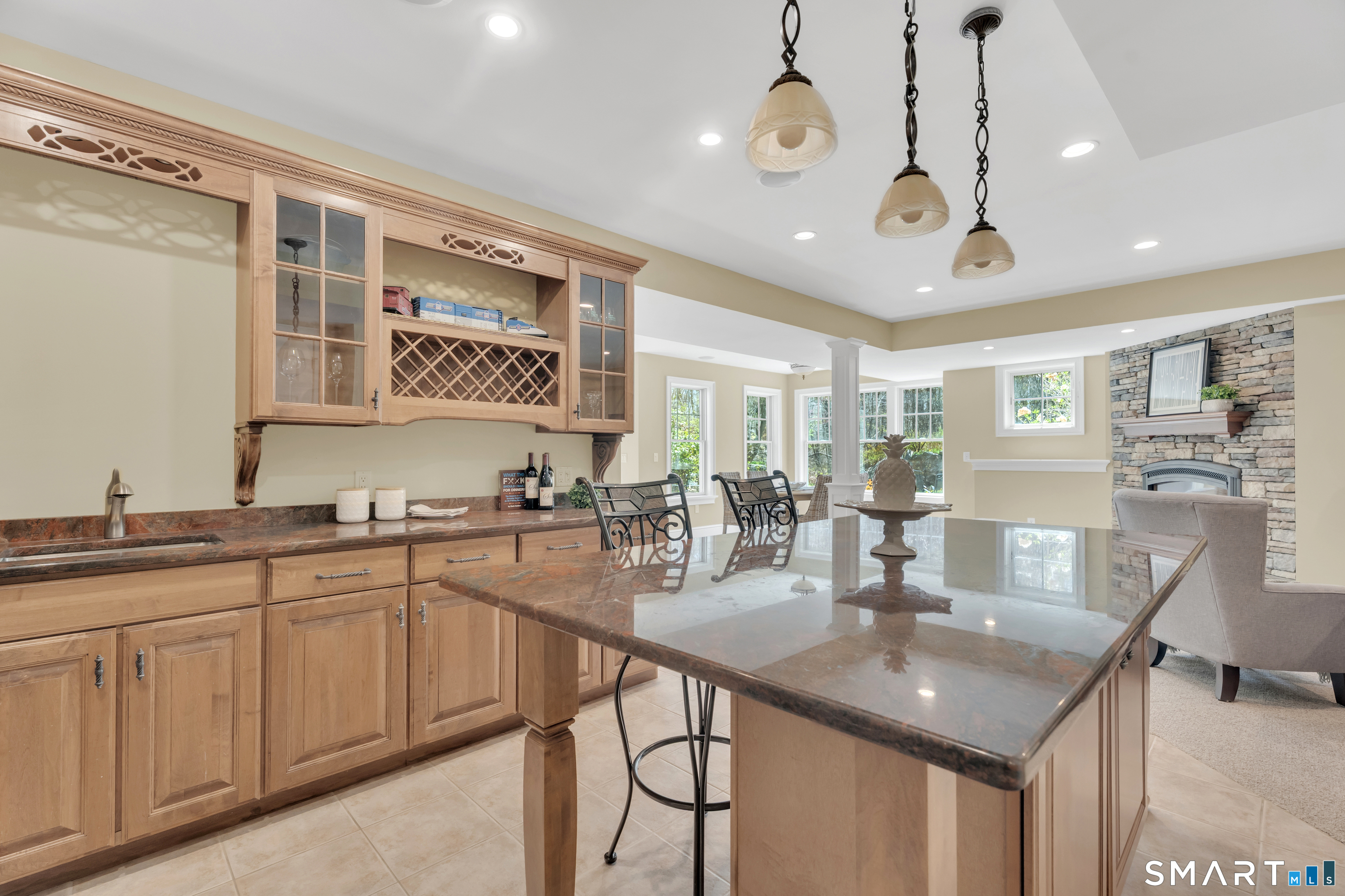 212 Flanders Road Stonington, CT 06378 - Photo 29 of 40 Lower Level Kitchen