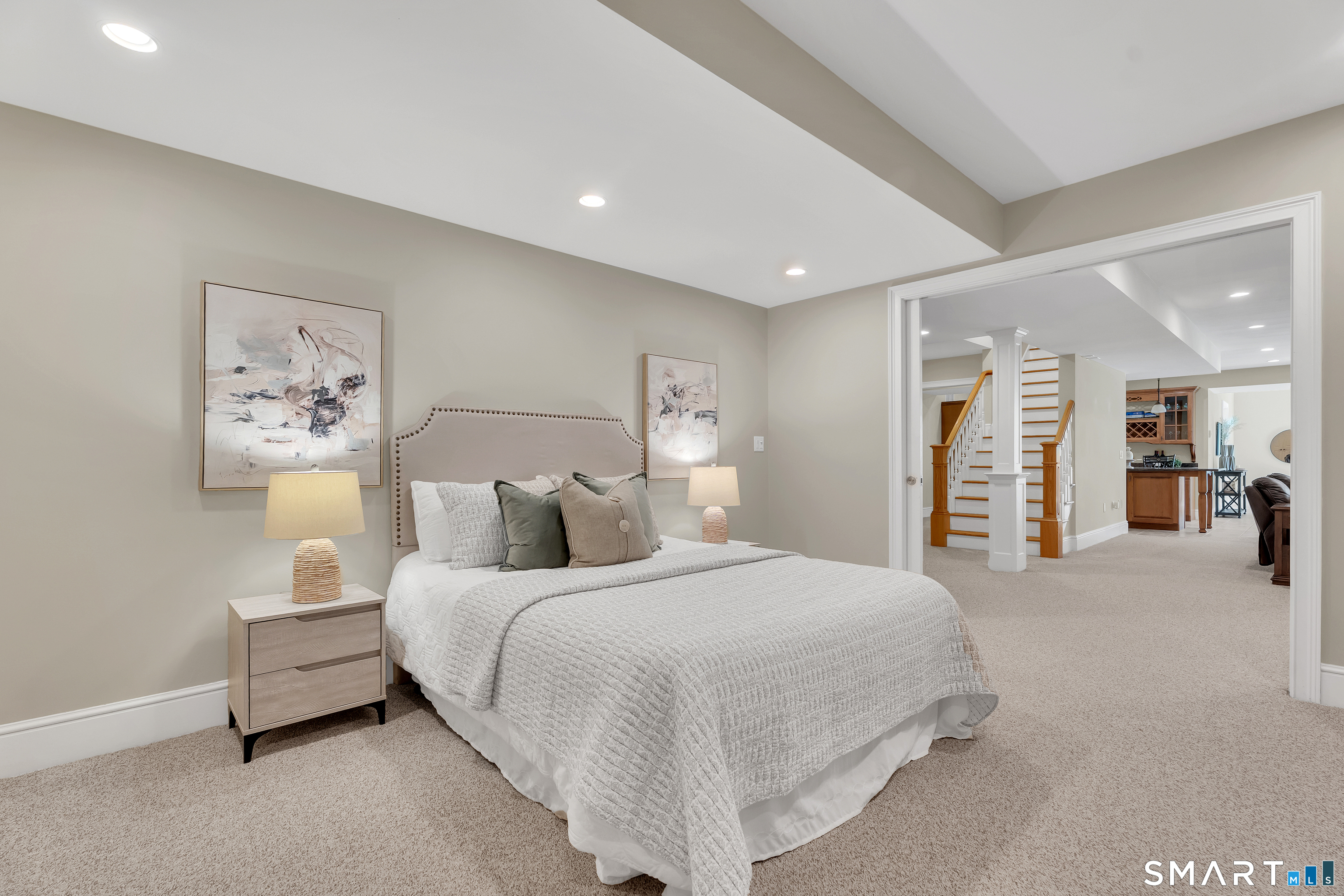 212 Flanders Road Stonington, CT 06378 - Photo 31 of 40 Lower Level Bedroom / Office