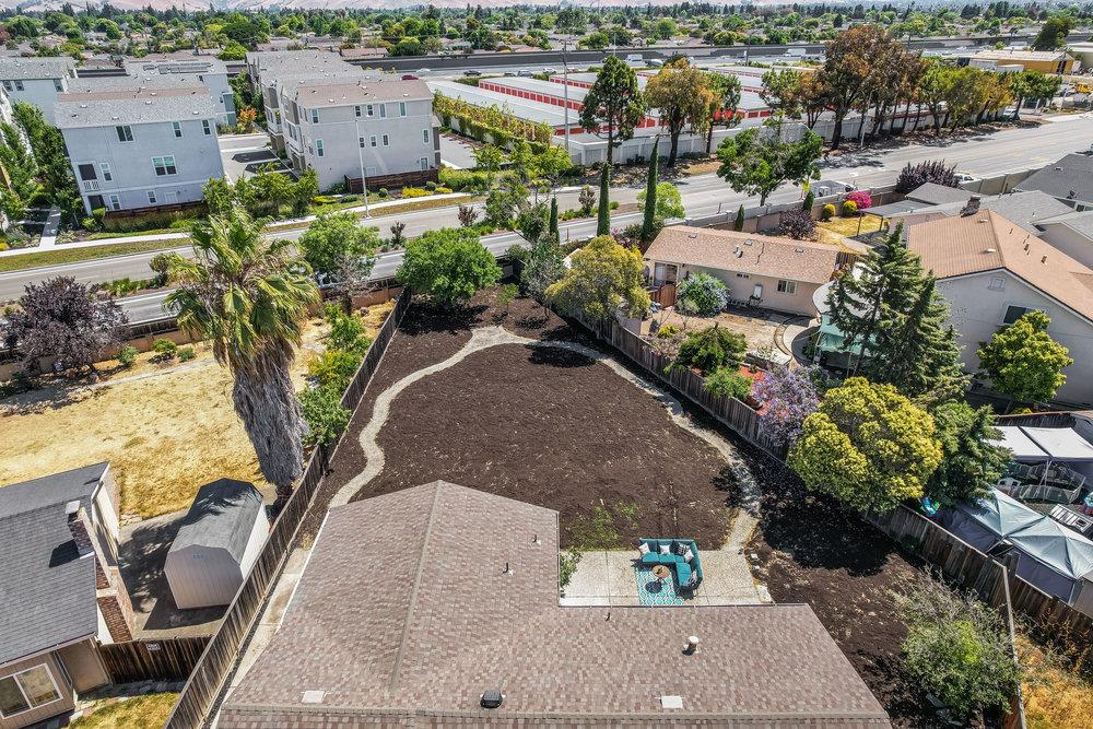 5642 Geranium Court Newark, CA 94560 - Photo 28 of 30 an aerial view of residential houses with outdoor space