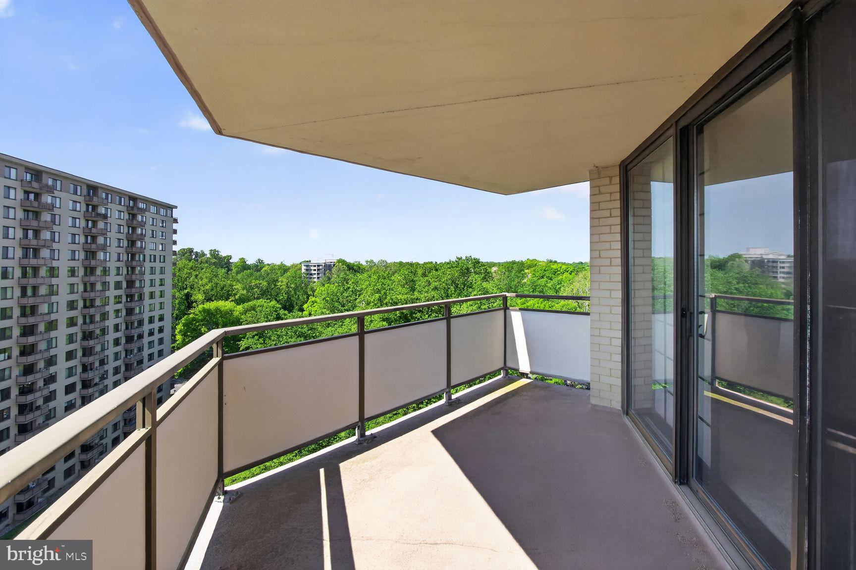 5225 Pooks Hill Road, Unit 1301N Bethesda, MD 20814 - Photo 17 of 26 a view of balcony with furniture
