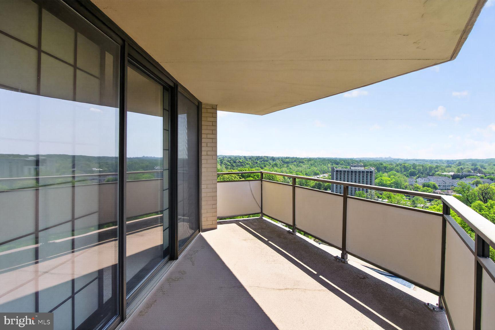 5225 Pooks Hill Road, Unit 1301N Bethesda, MD 20814 - Photo 20 of 30 Expansive Balcony