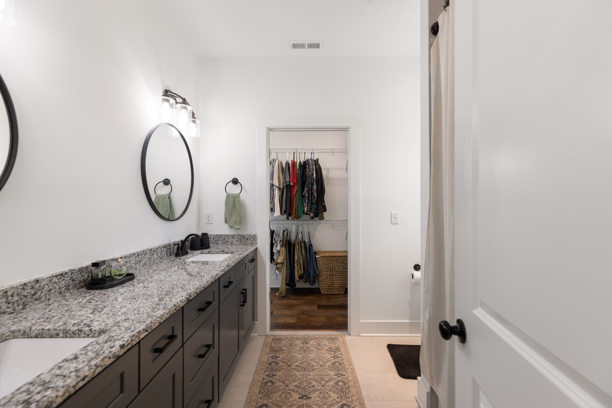 1578 Angus Way Greenbrier, TN 37073 - Photo 31 of 45 a bathroom with a granite countertop sink mirror and vanity