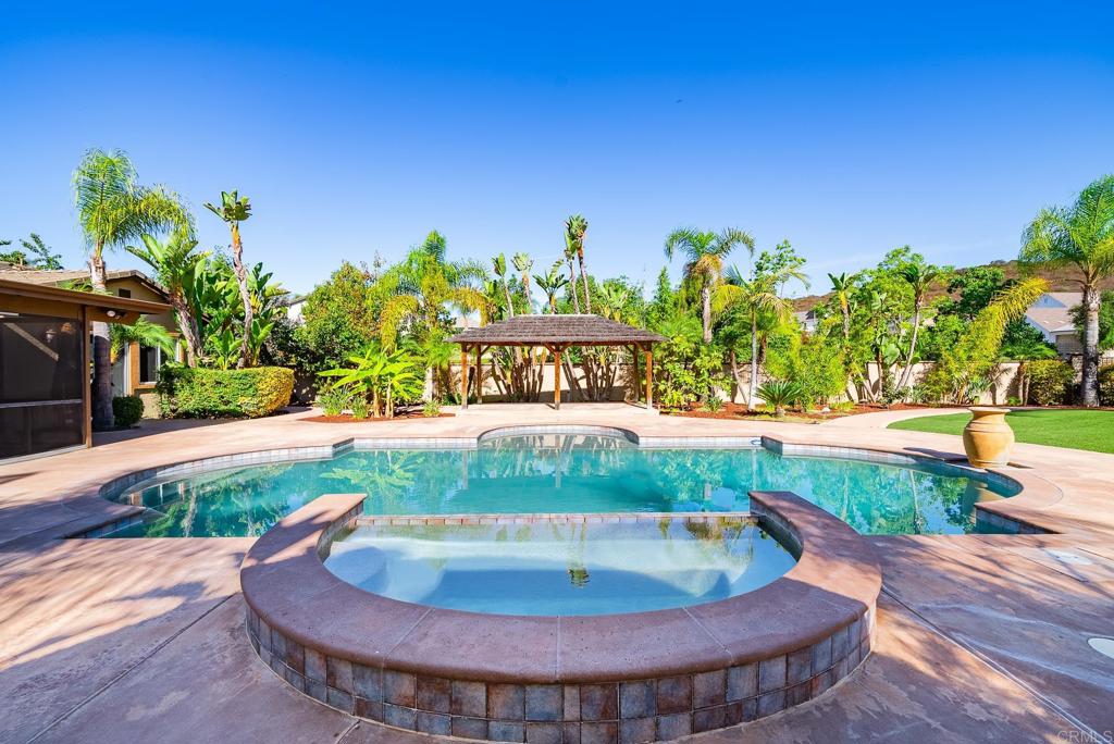 1075 Crimson Drive San Marcos, CA 92069 - Photo 47 of 74 a view of a swimming pool with a yard