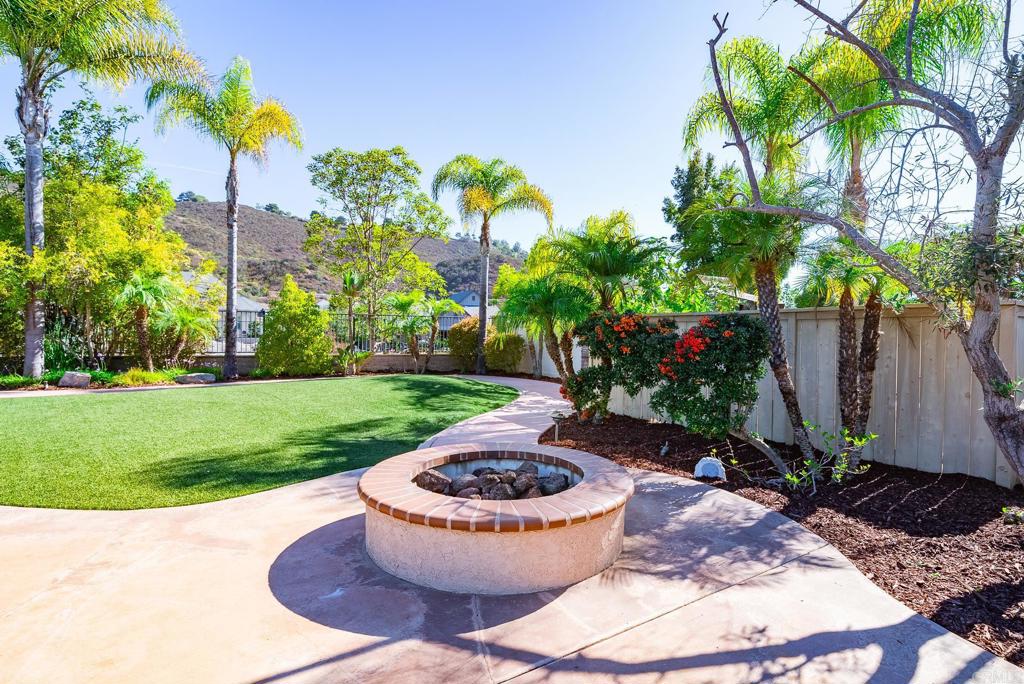 1075 Crimson Drive San Marcos, CA 92069 - Photo 53 of 74 a view of a backyard with potted plants and palm trees
