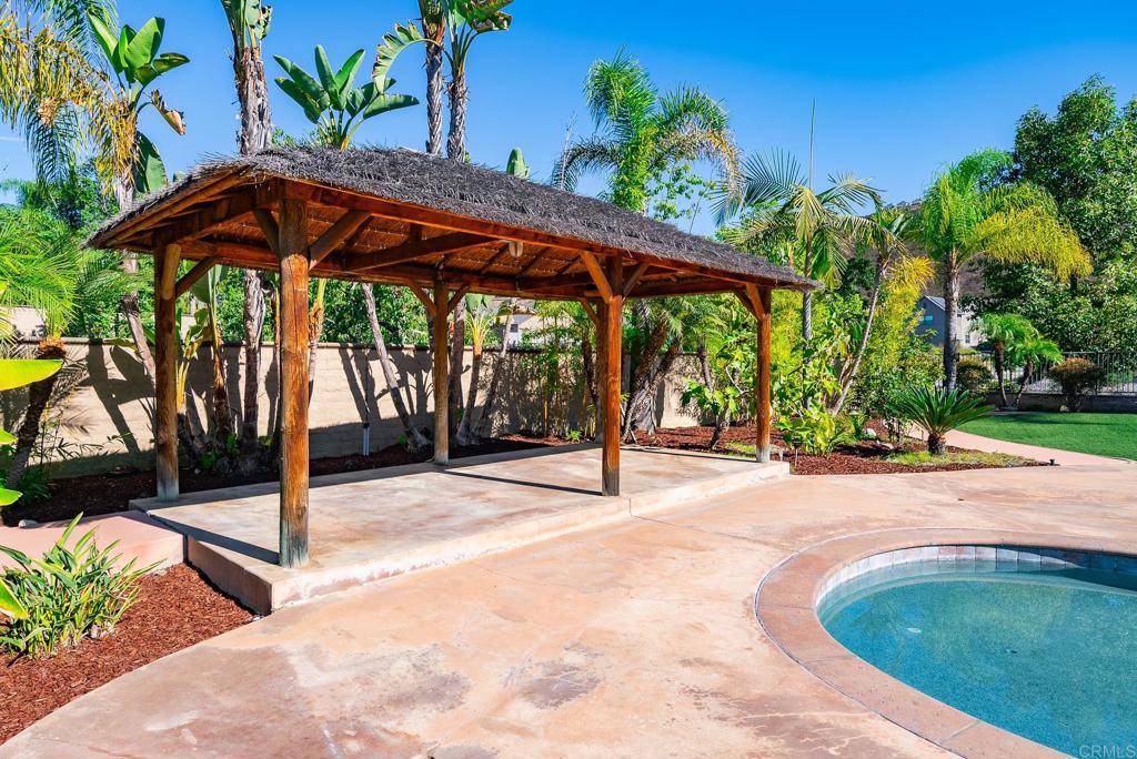 1075 Crimson Drive San Marcos, CA 92069 - Photo 55 of 74 a view of outdoor space yard deck patio and swimming pool