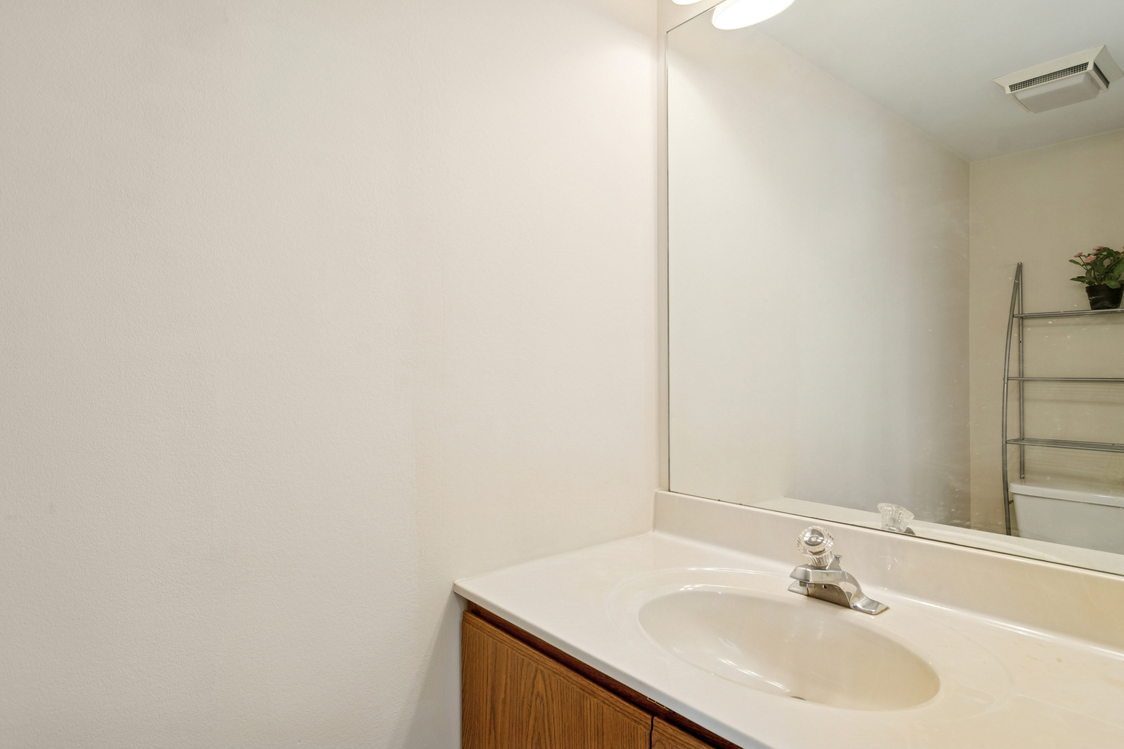 988 Ridgefield Lane Wheeling, IL 60090 - Photo 10 of 18 a bathroom with a sink and a mirror