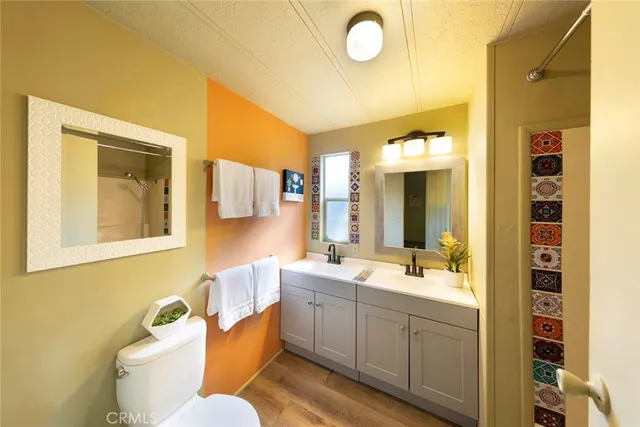 a bathroom with a tub and a sink