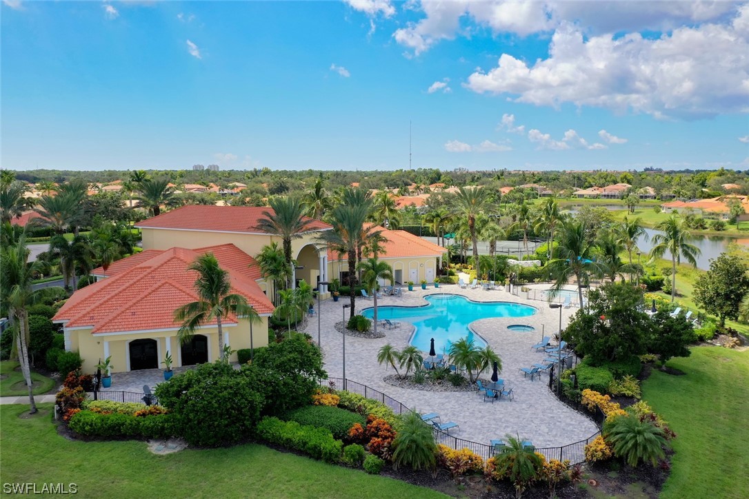 19630 Tesoro Way Estero, FL 33967 - Photo 41 of 44 an aerial view of residential houses with outdoor space and swimming pool