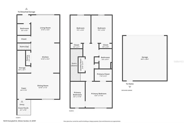 $399,900 | 15519 Honeybell Drive, Winter Garden, FL 34787