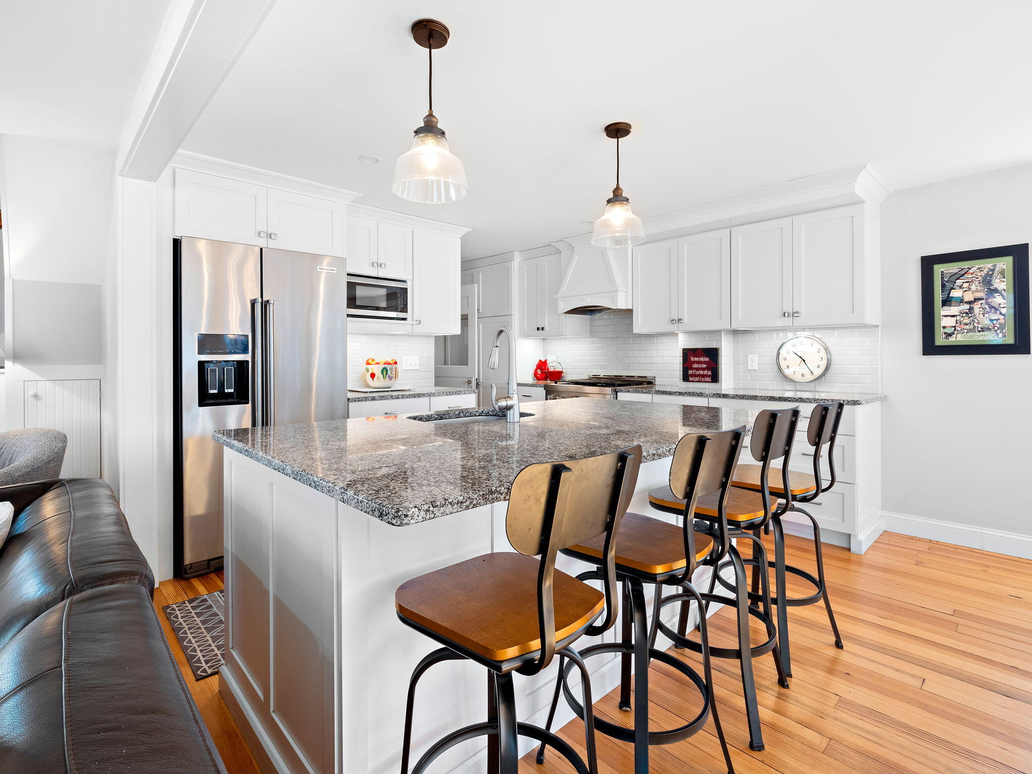 28 Spurr Road Pocasset, MA 02559 - Photo 18 of 47 a view of kitchen with cabinets and wooden floor