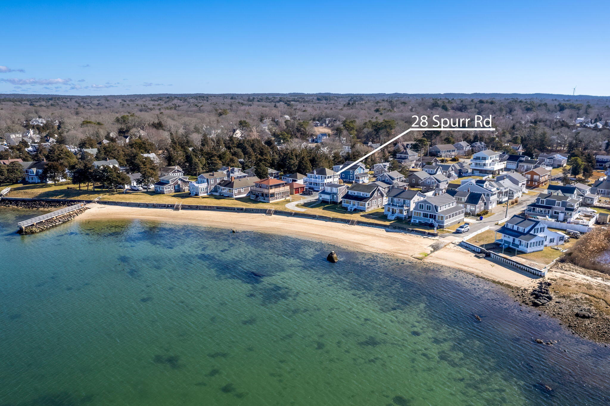 28 Spurr Road Pocasset, MA 02559 - Photo 41 of 47 an aerial view of a city