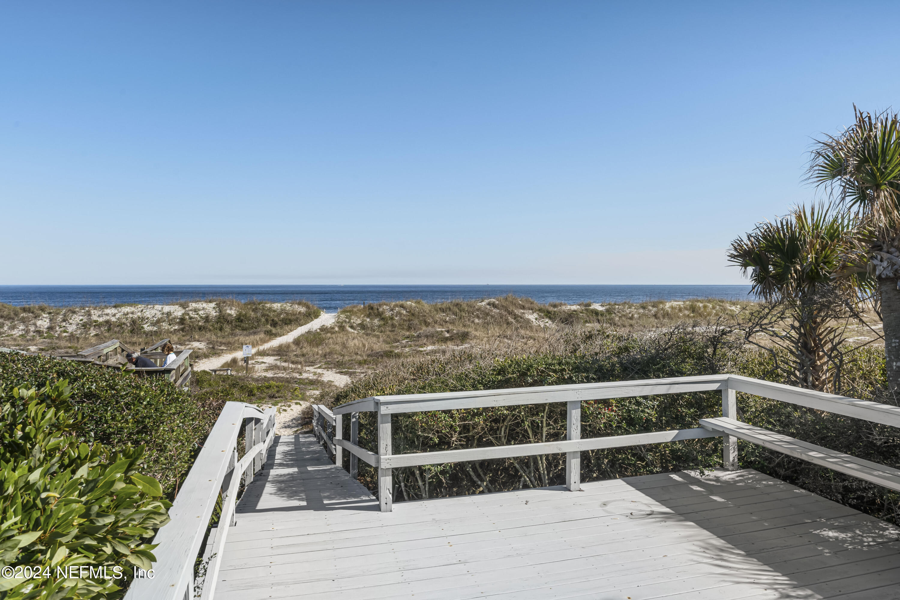 2279 Seminole Road, Unit 4 Atlantic Beach, FL 32233 - Photo 32 of 45 a view of a balcony with wooden floor and outdoor space