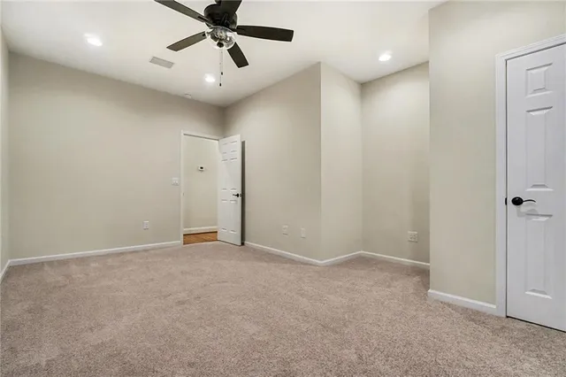 a view of an empty room